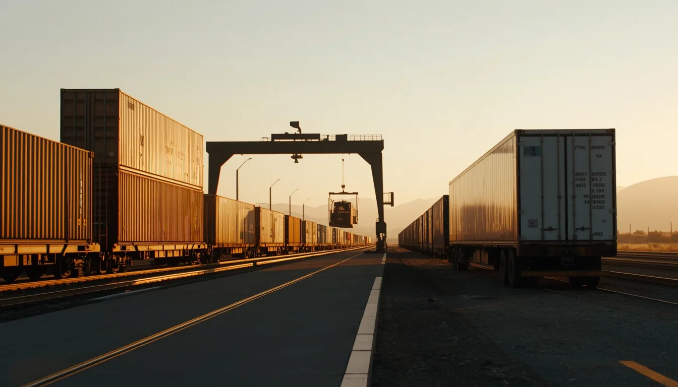 Servicios ferroviarios intermodales