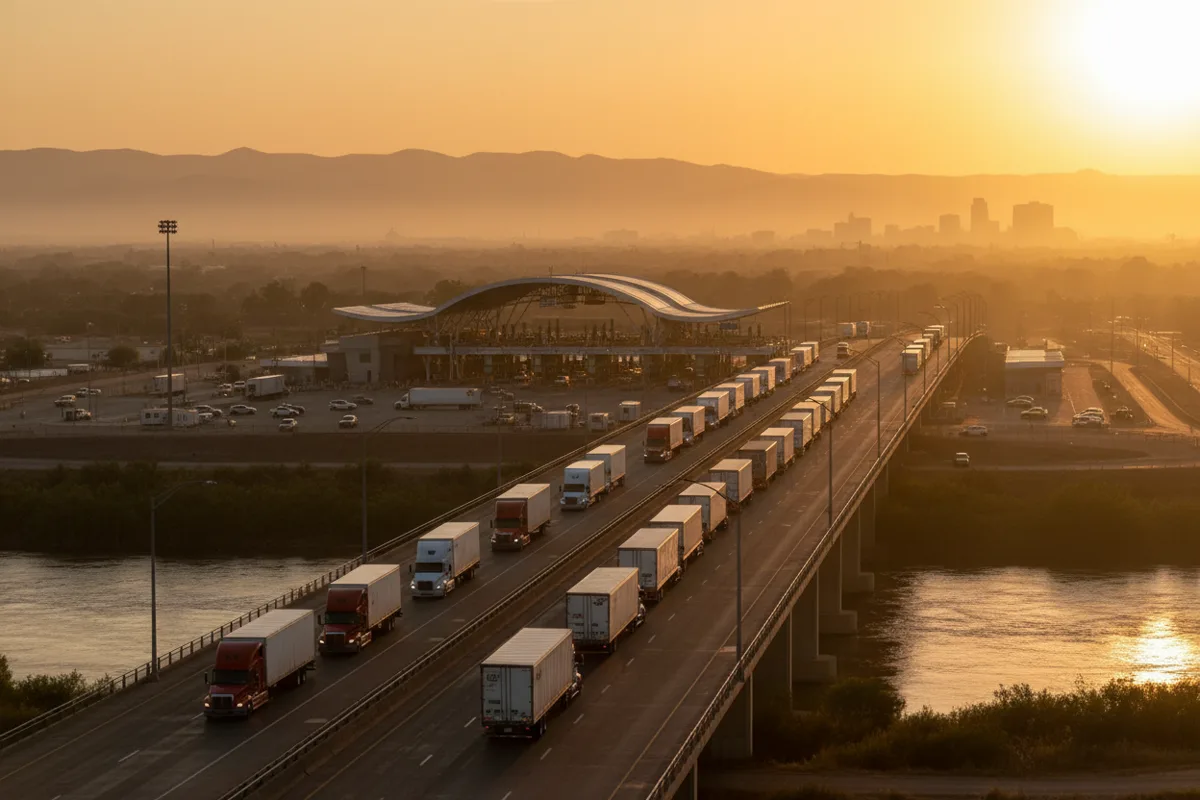 Transfer cruzando la frontera México Estados Unidos